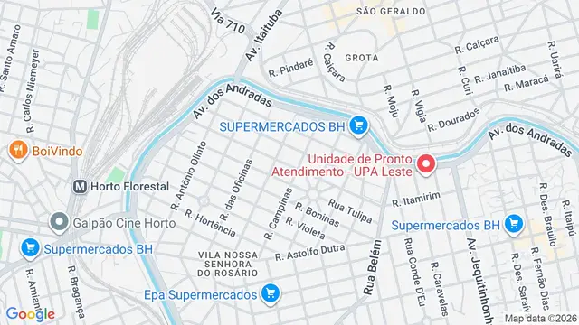 Mapa do bairro Esplanada, Belo Horizonte - MG