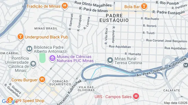 Mapa do bairro Marmiteiros, Belo Horizonte - MG