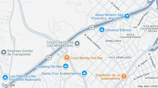 Mapa do bairro Sumaré, Belo Horizonte - MG